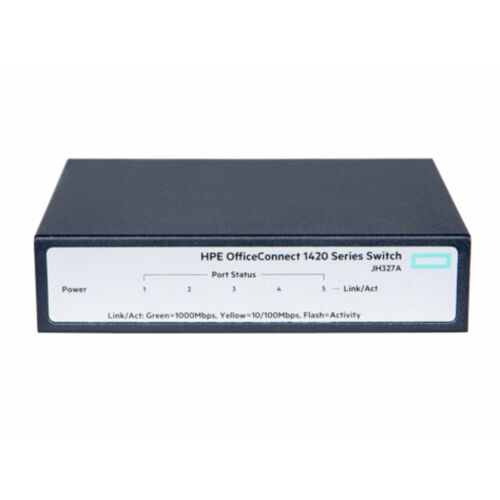 HPE OfficeConnect 1420 5G Nem kezelt L2 Gigabit Ethernet (10/100/1000) 1U Szürke 145316989