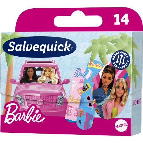 SALVEQUICK Gyermekkori kötszerek - Barbie 1 csom.-14 db