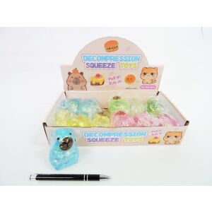 Gumi játék Málna kapibara (12db a kijelzőn) 31395 145317585 - Stresszlabda