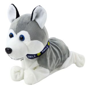 Akkumulátoros Plüss Kutya Interaktív Husky Mozog Hangot Ad