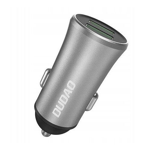 Dudao 3,4A intelligens autó töltő 2x USB ezüst (R6S silver) 145319087
