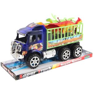 Teherautó dinoszauruszokkal