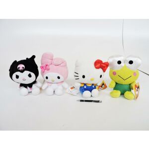 Helló Kitty és barátai - Kuromi plüss 25 cm