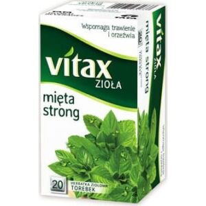 Vitax Gyógynövényes tea - erős menta 20 filteres tasak 145319377 - Gyógytea