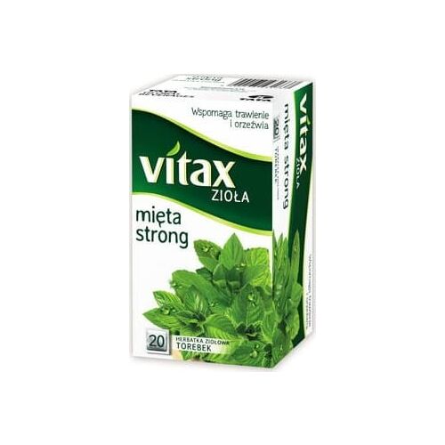 Vitax Gyógynövényes tea - erős menta 20 filteres tasak 145319377