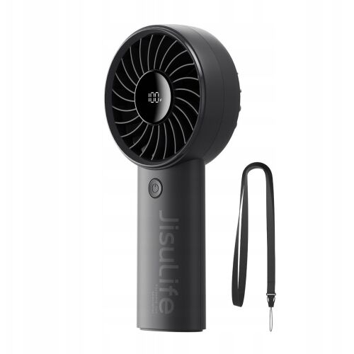 Jisulife kézi ventilátor Mini Life4 5000mAh hordozható USB ventilátor - fekete 145319480
