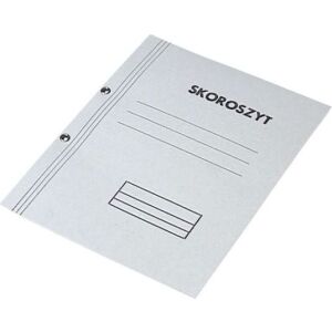 Idest Skoroszyt karton 1/1, A4, Oczkowy, 300G, Biały (px1624) 145319476 - Iratrendezés