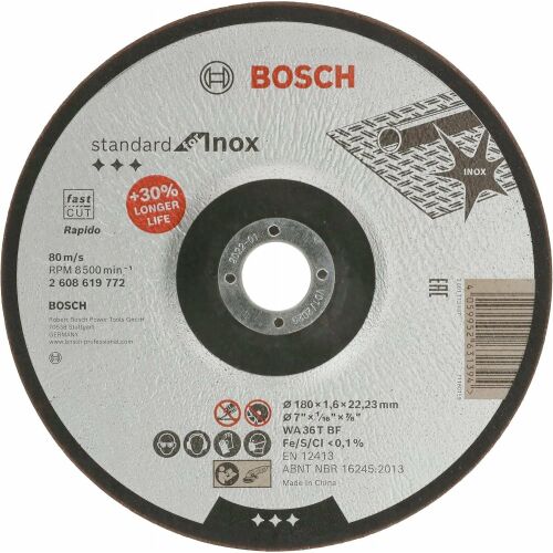 Tar.Tnąca Std. f/Inox 180x1,6x22,23 W 145319508
