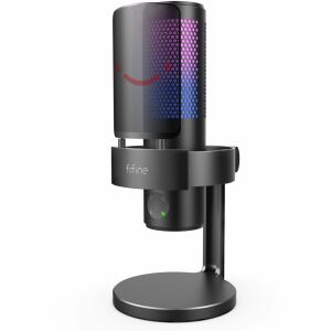 Fifine A9 USB RGB Plug&Play stúdió kondenzátormikrofon