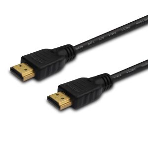 HDMI kábel Savio CL-196 3m v2.0 high speed, ethernet/3D arany csatlakozók fekete 145319808 - HDMI kábel