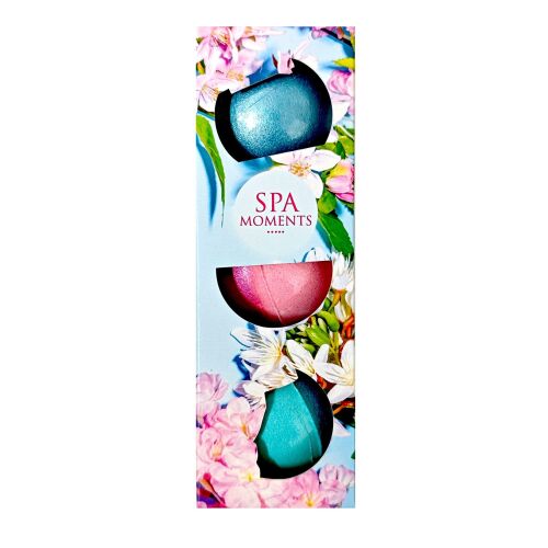 CHLAPU CHLAP Spa Moments Fürdőgolyók készlet Shea Vaj illattal 3 x 80 g 145319842