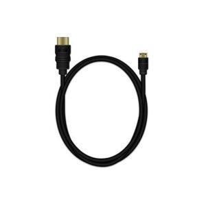 HDMI kábel MediaRange MRCS165 HDMI/MiniHDMI Ethernet-tel, 1,5m, fekete 145320124 - HDMI kábel