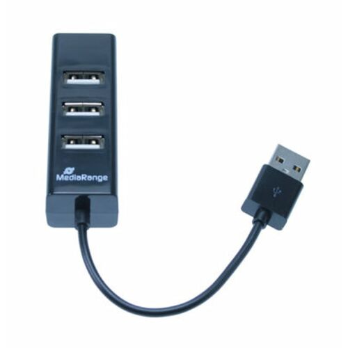 Hub USB MediaRange MRCS502 4xUSB 2.0 Black 145320345
