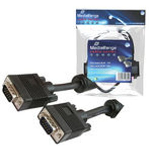 SVGA MediaRange MRCS112 VGA/VGA kábel, 15m, fekete 145320350