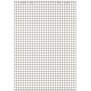 LANDRE Flipchart blokk 65x98 cm 20 lap 80 g/qm kockás 145320442 - Flipchart papír