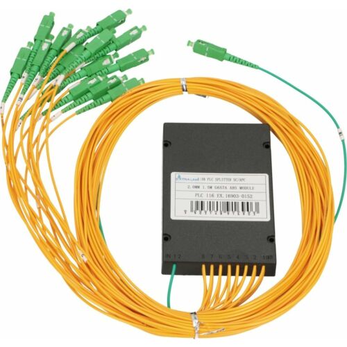 Extralink 1:16 PLC | Splitter | 2,0mm, 1,5m, G657A, moduł ABS, SC/APC 145320673