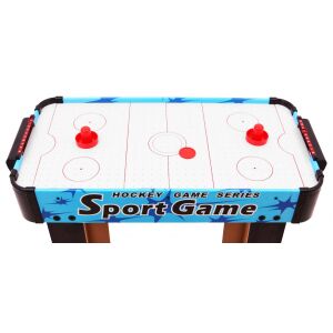 Airhockey für Kinder, Airhockey, blau, MDF-Tisch, Airblowers, Pilzscheiben 145320783 - Tischfußball und Zubehör, Eishockey-Tisch, Puzzle, 3D-Puzzle und Gesellschaftsspiele