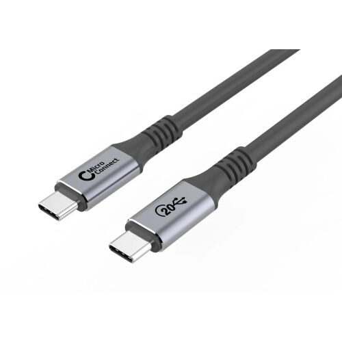 MicroConnect USB kábel USB-C - USB-C 4 m Fekete-szürke (USB3.2CC4) 145320889
