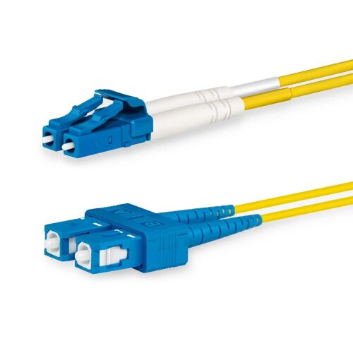 Lanview LC-SC Singlemode Duplex OS2 optikai kábel, 10M - Optikai kábel