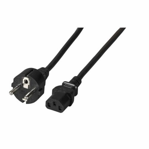EFB Netzkabel Schutzkontakt 180°-C13 180°,sw,2,0m,3x0.75mm 145321173