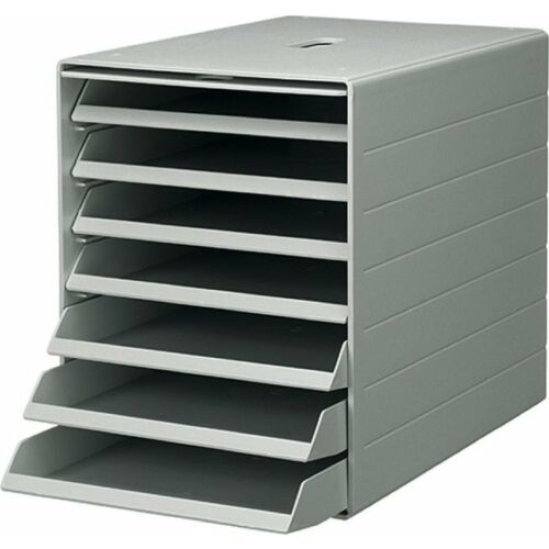 DURABLE Schubladenbox IDEALBOX Plus grau 7 Schubladen 145321177