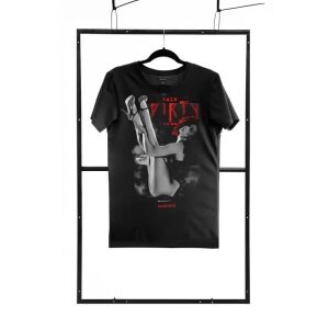 T-shirt men black S regular 145321377 - Dla mężczyzn