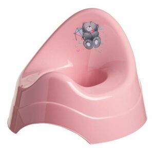 TÖPFCHEN UND SPIELUHR, TEDDYBÄR, ROSA 145321439 - Tücher, Schutzgitter und Töpfchen