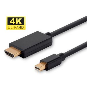 Kabel MicroConnect DisplayPort Mini - HDMI 3m czarny (MDPHDMI3B-4K) 145321652 - Komputer i akcesoria