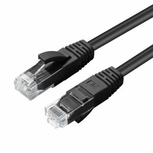 MicroConnect U/UTP CAT6 30M Fekete árnyékolatlan hálózati kábel LSZH, LSZH, 4x2xAWG 24 CU 145321728 - Kábel
