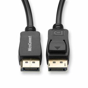 Kabel MicroConnect 4K DisplayPort 1.2 7m Displayport wersja 1.2, czarny obsługuje 4K* 2K @60Hz, OD: 6.0MM, CU, pozłacane złącza 145321872 - Komputer i akcesoria