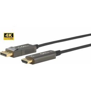 MicroConnect Premium Optic DP - kabel HDMI 30 m, DP 1.4 - Obsługa HDMI 2.0 4K 60 Hz, 18 Gb/s, YUV 4:4: 4, EDID/HDCP2.4 145321940 - Kabel
