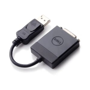 Dell DisplayPort na DVI 470-ABEO, DisplayPort, DVI, męski, żeński, czarny, 1 szt. 145321943 - Artykuły techniczne i elektronika