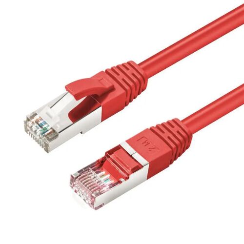 MicroConnect CAT6A S/FTP 7,5 m Piros árnyékolt hálózati kábel LSZH, LSZH, AWG26 CU 145322189
