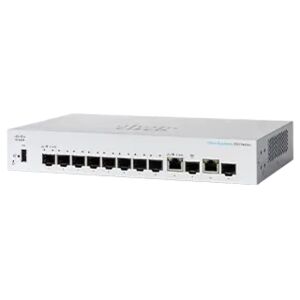 Przełącznik Cisco CBS350-8S-E-2G-EU (8xSFP, 2xGB/SFP combo, bez wentylatora) - ODŚWIEŻ 145322324 - Przełącznik