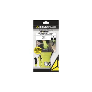 POLIÉSZTERBŐL KÉSZÜLT KÖTÖTT KESZTYŰ, LATEXHAB BAL BEVONATOS FOGÓFELÜLET 145322550 - Védőfelszerelés