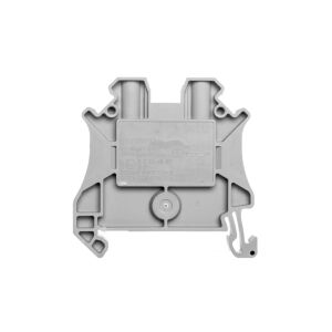 Racord pe șină cu 2 fire 4mm2 gri NSYTRV42 145322565 - Blocuri terminale