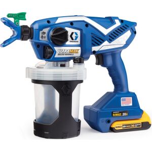 GRACO FESTÉKPISZTOLY ULTRAMAX (2 X AKU. 2AH DEWALT + TÖLTŐ) + TÁSKA