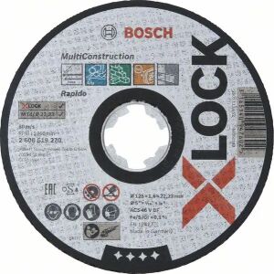 BOSCH DISC MET.125mm x 1,6mm x 22mm X-LOCK 145322680 - Instrument