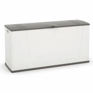 KETER GARDEN BOX CARISMA 200l ALB/GRI 145322699 - Dulapuri si lazi depozitare gradina