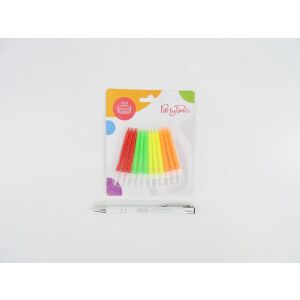 SZÜLINAPI GYERTYA PREMIUM NEON 12 db-os csomag