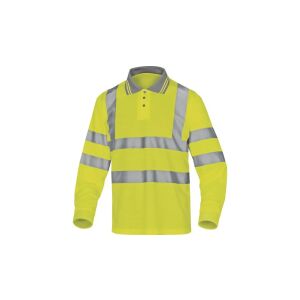 Polo de avertizare din poliester, culoare galbenă, mărimea XL METEOJAXG 145322831 - Îmbrăcăminte de vizibilitate