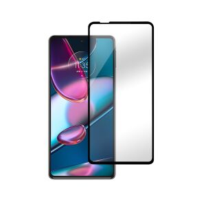 eStuff Motorola Edge 30 Pro Fekete teljes burkolat, teljes ragasztó Titan Shield. Edzett üveg Képernyővédő 145323001 - Képernyővédő fólia