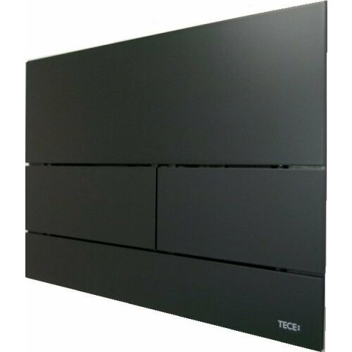 TECE TECEsquare II öblítőgomb - fém öblítőgomb WC-hez, matt fekete