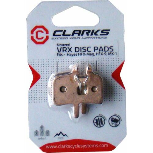 Clarks Fékbetét HAYES (HFX-Mag, MX-1, Mag HFX-9) fémes sínelt 145323426