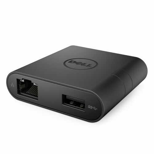 Dell adapter USB-C-ről HDMI/VGA/Ethernet/USB 3.0-ra USB-C - HDMI/VGA/Ethernet/USB 3.0, fekete, vezetékes, USB 3.2 Gen 1 (3.1 Gen 145323552