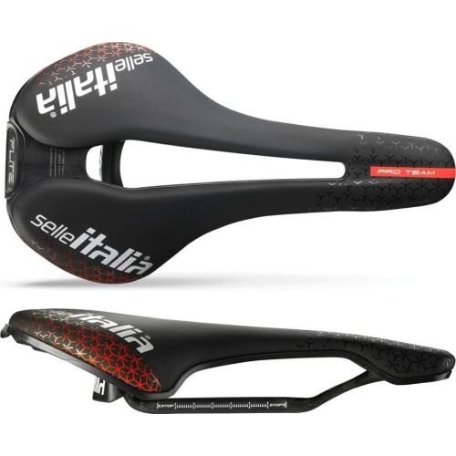 Selle Italia Siodło SELLE ITALIA FLITE Boost PRO TEAM Kit Carbonio Superflow L3, Carbon Rail ⌀7x9 mm + 10mm, Fibra-Tek, 170g, Czarne (NEW) 145324050