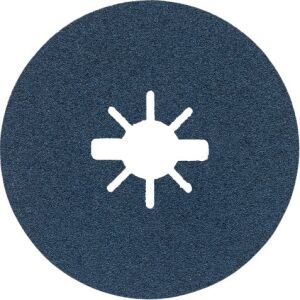 X-LOCK Disc de șlefuit din fibră R574 Ideal pentru metal, Ø 115mm, K60 (Alezaj 22,23mm) 145324178 - Accesorii pentru unelte