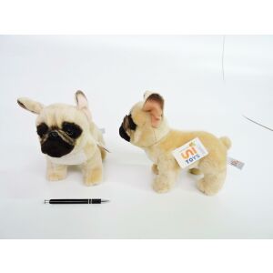 PLUSS KUTYA, francia bulldog, 23 cm