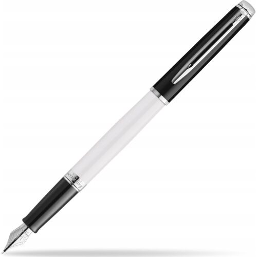 STILOUPĂ WATERMAN Füllfederhalter Hémisphère Blocking BW C.C.Blau F Geschenkbox 145324467