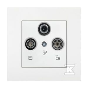 GN.TV-SAT-RADIO VÉGŰR FEHÉR 145324803 - Lámpa & Világítás